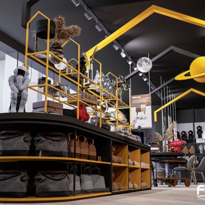 ออกแบบ ผลิต และติดตั้งร้าน : ร้าน The Moon กทม.